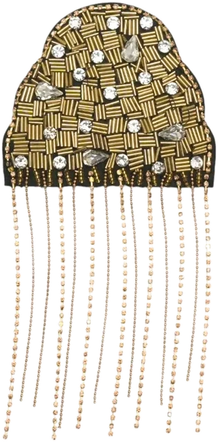 Frangia oro con catene